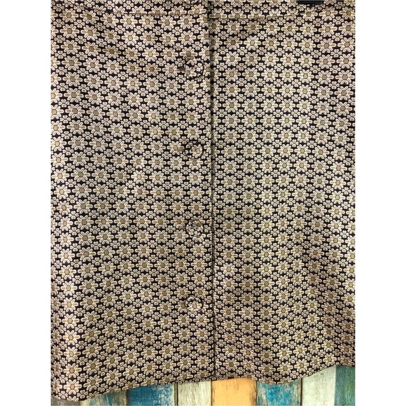 WAYF Pelham Button Front Miniskirt - Picture 3 of 4